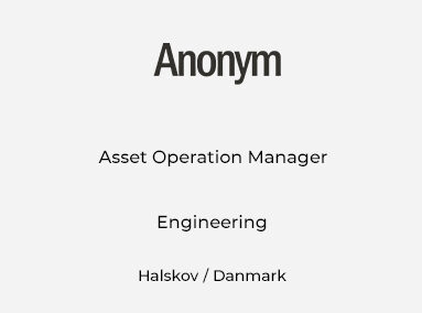 Asset Operation Manager