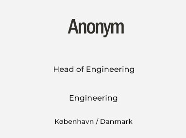 Head of Engineering